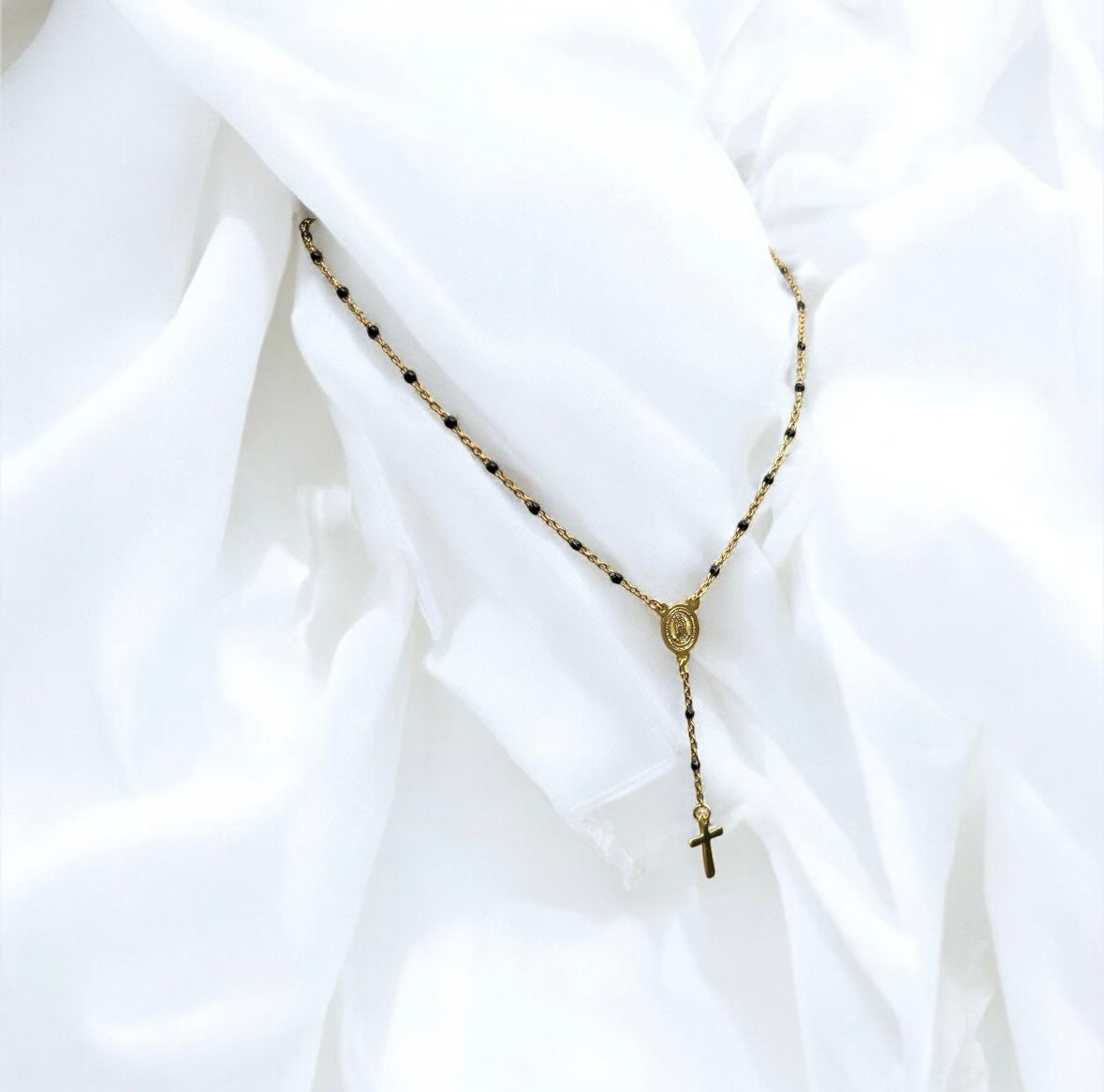 Collier Chapelet Noir