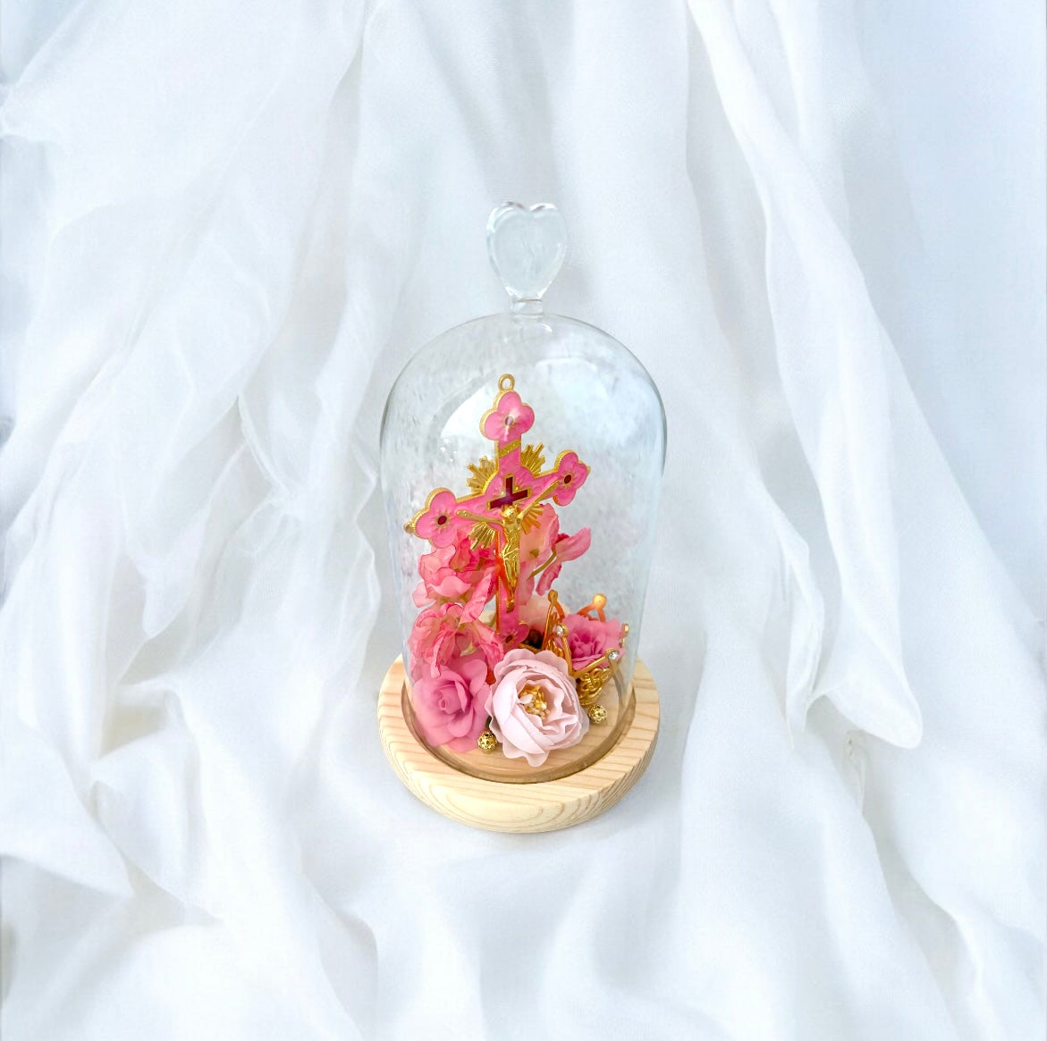 Cloche Chrétienne Rose