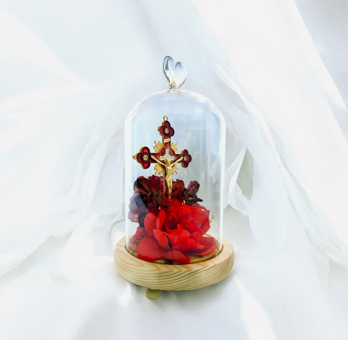 Cloche Chrétienne Rouge