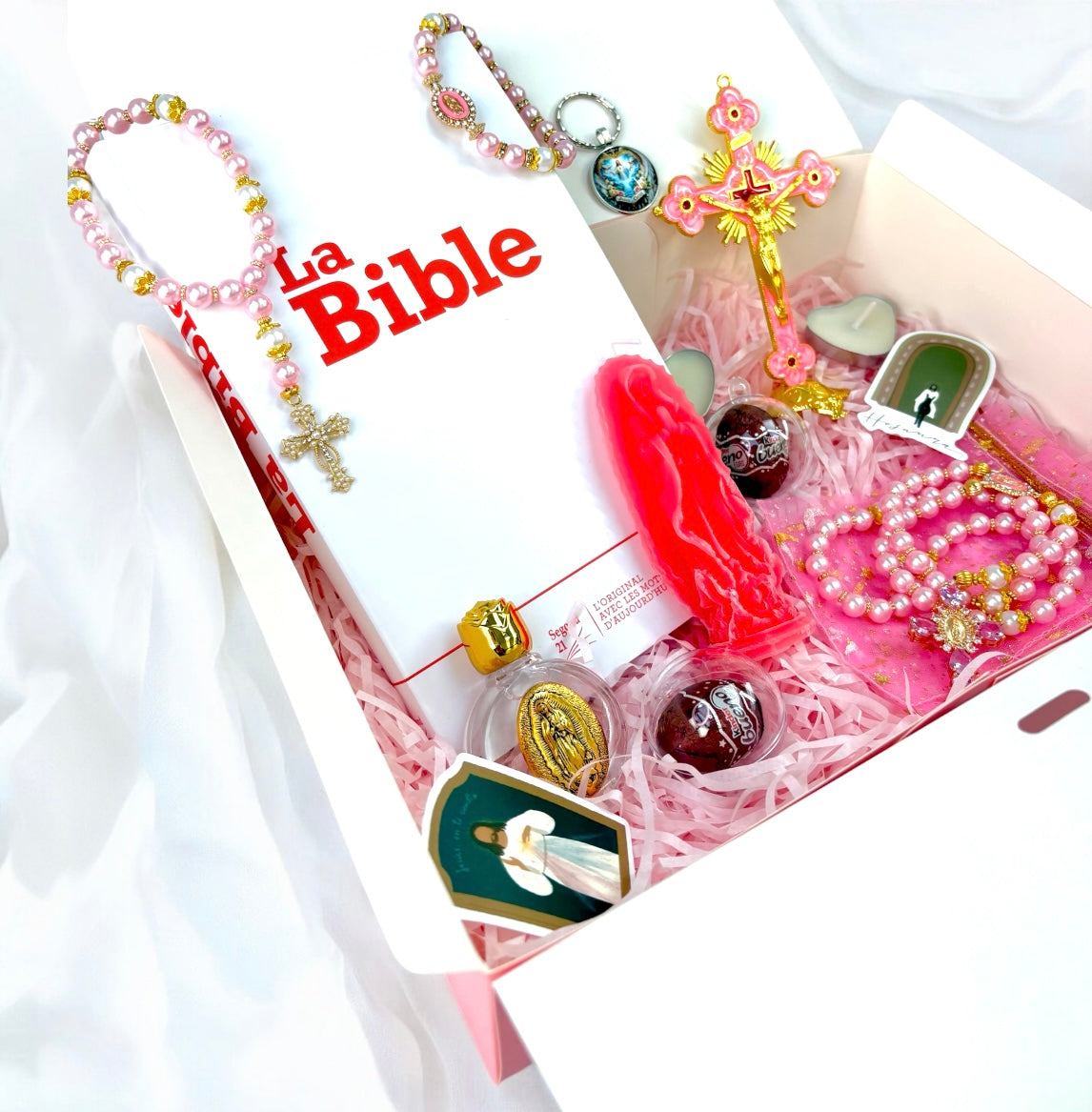 Coffret Chrétien Rose
