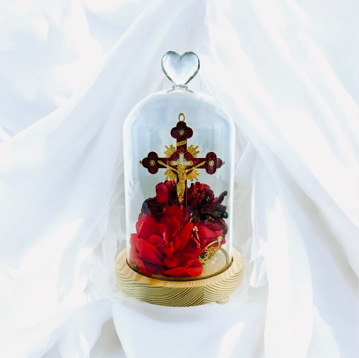 Cloche Chrétienne Rouge