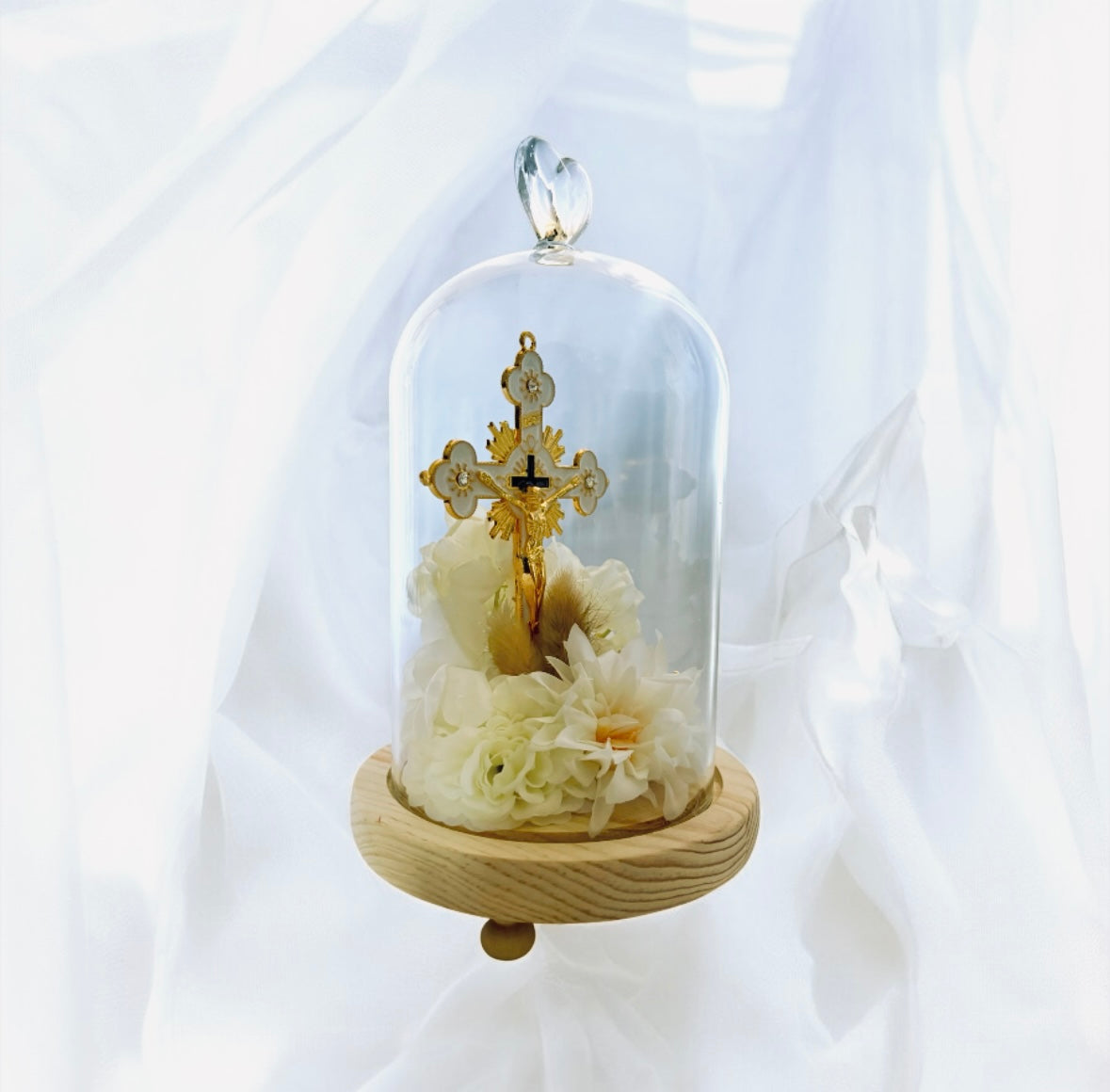 Cloche Chrétienne Blanche