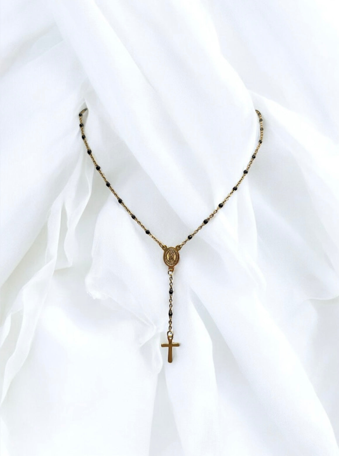 Collier Chapelet Noir
