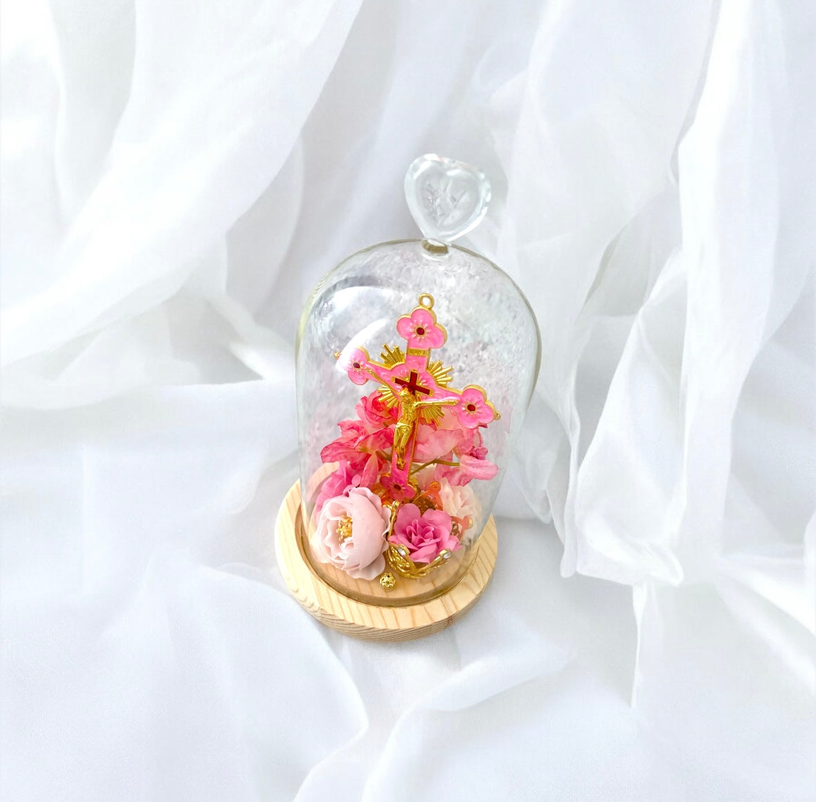 Cloche Chrétienne Rose
