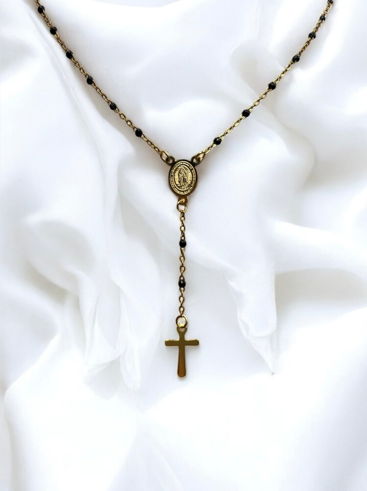 Collier Chapelet Noir