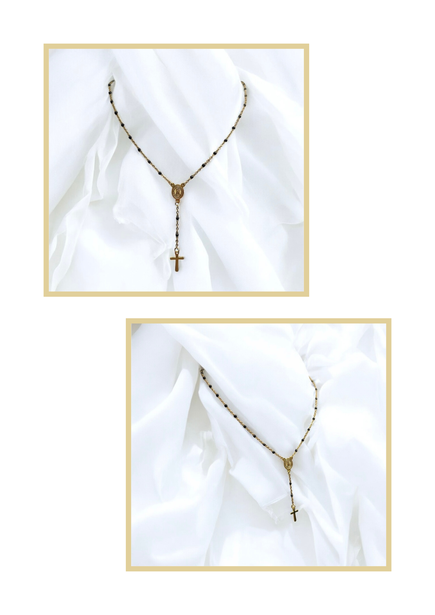 Collier Chapelet Noir