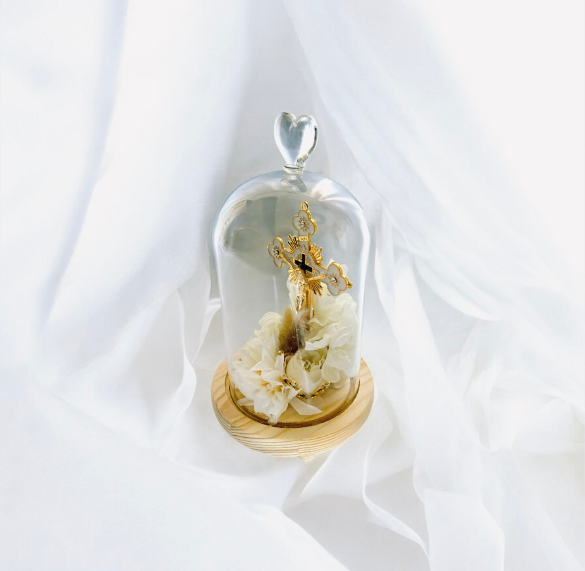 Cloche Chrétienne Blanche