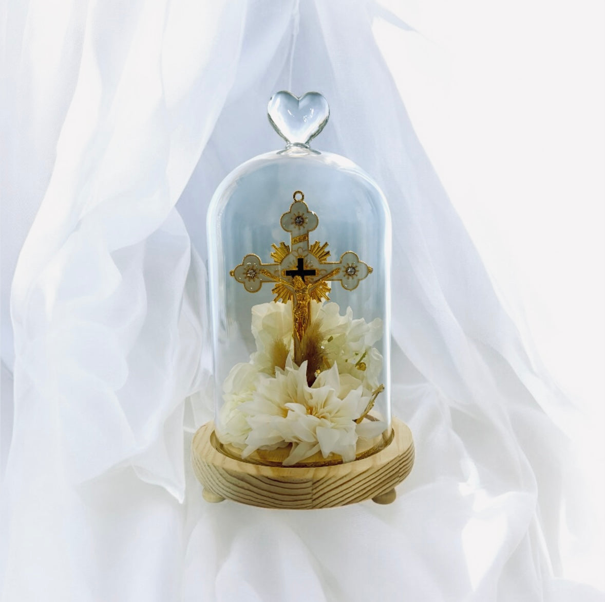 Cloche Chrétienne Blanche