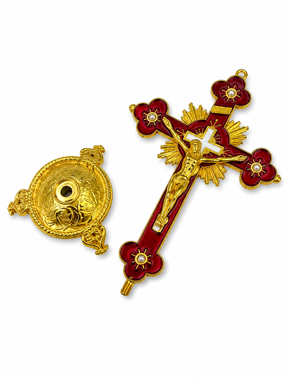 Croix Jésus Rouge
