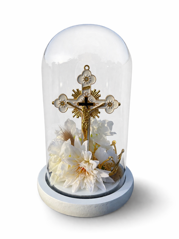 Cloche Chrétienne Blanche