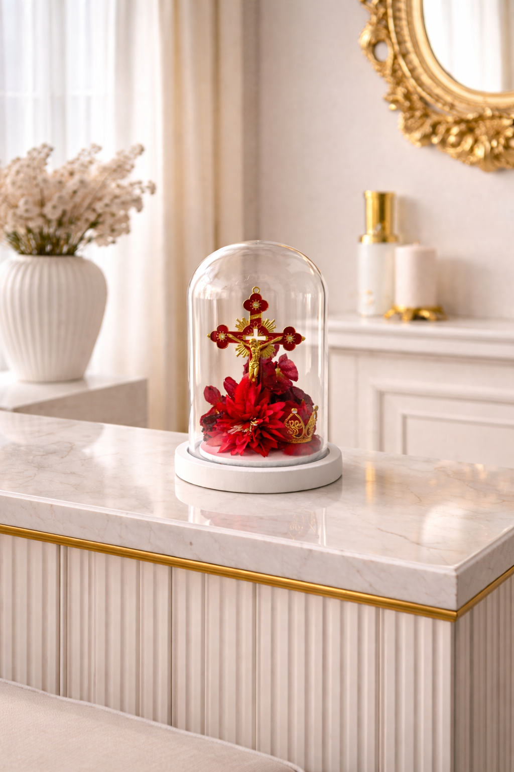 Cloche Chrétienne Rouge