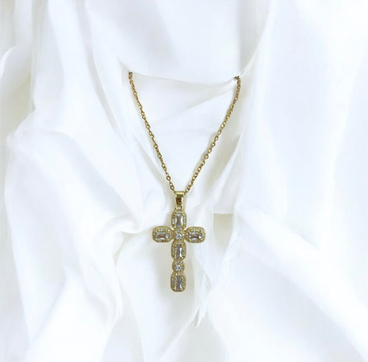 Collier Saphir Blanc