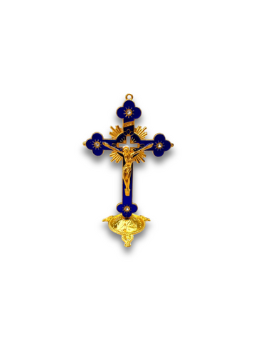 Croix Jésus Bleue