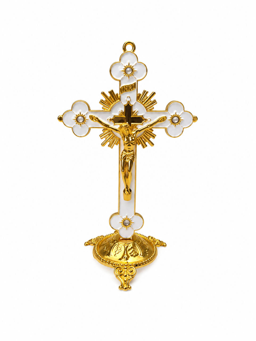 White Jesus Cross