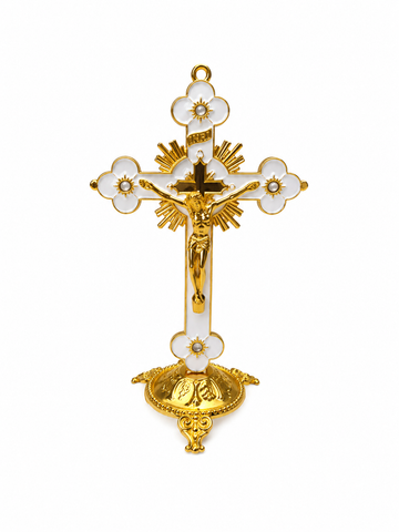 White Jesus Cross