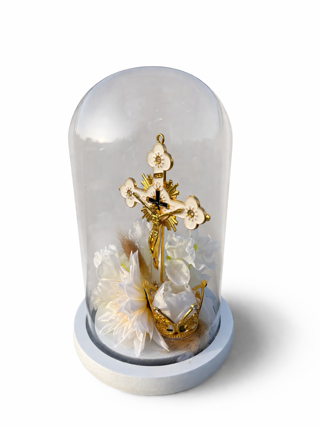 Cloche Chrétienne Blanche