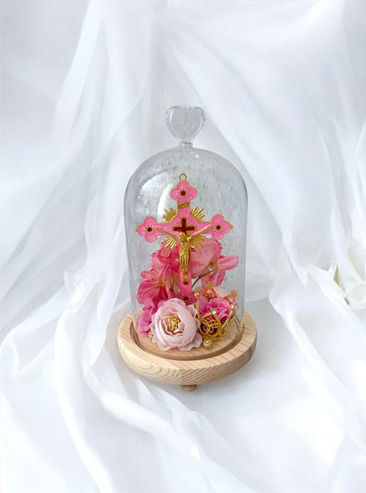 Cloche Chrétienne Rose