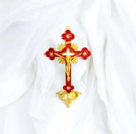 Croix Jésus Rouge