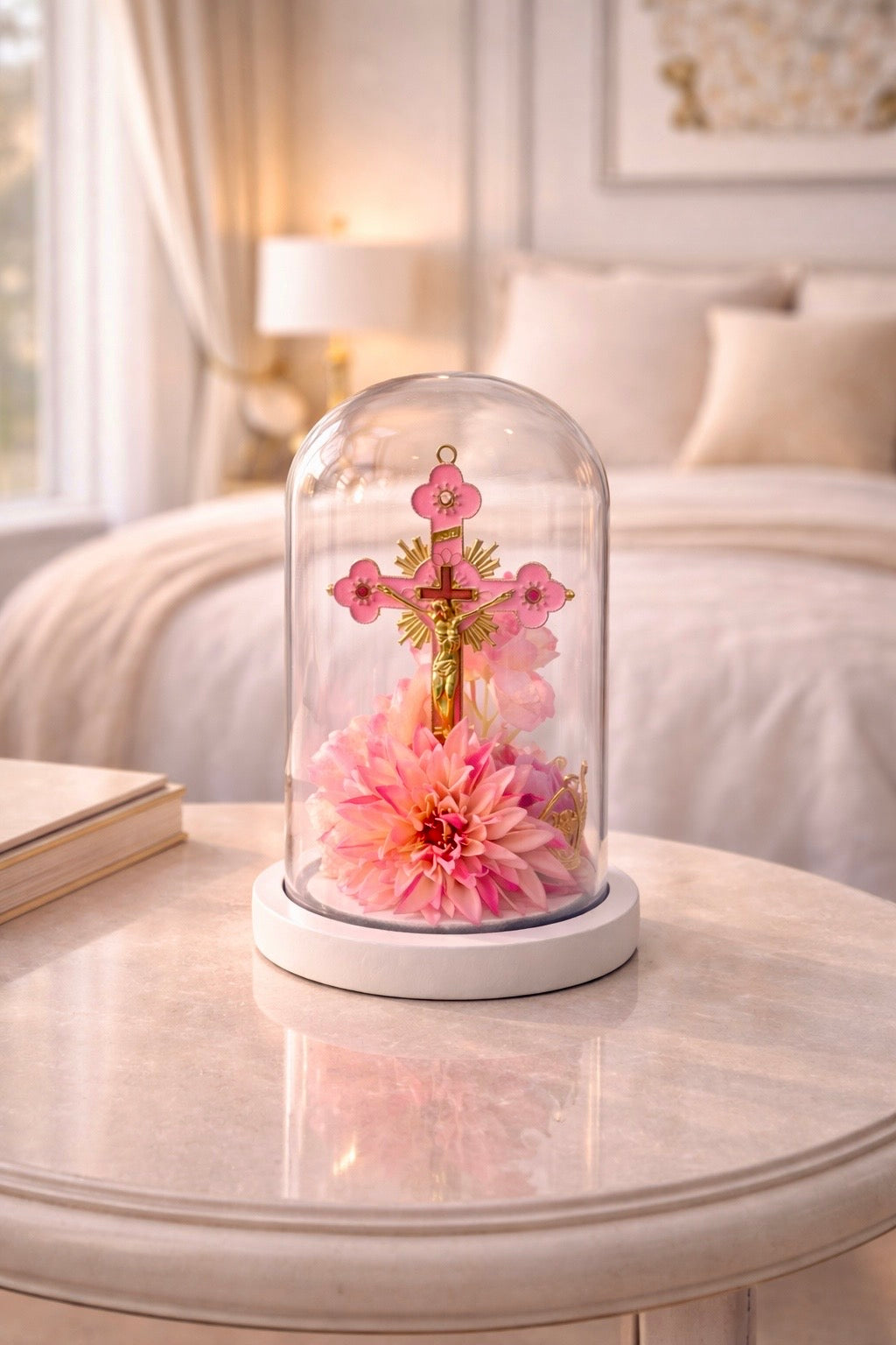 Cloche Chrétienne Rose